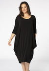 Dress pointy balloon DOLCE - black