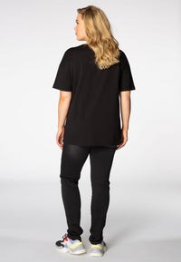 T-Shirt wide POP ART - black - #3