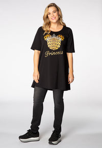 Tunic wide bottom Princess - black - #1