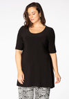 Tunic bow wide bottom DOLCE - black - #1