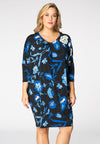 Tunic knotted neckline SUZY - black