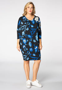 Tunic knotted neckline SUZY - black - #1