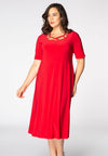 Dress tape neck DOLCE - red