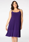 Dress spaghetti straps DOLCE - purple