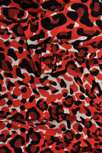 Dress cut-out RED LEO - red - #5