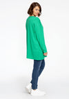 Pullover V basic - green - #3