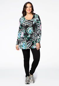 Tunic JANE flare - multi - #1