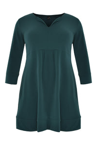 Tunic waist pleat DOLCE - green - #4