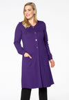 Cardigan INTERLOCK - purple