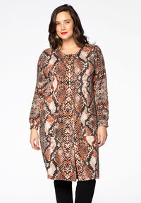 Cardigan SNAKE jersey - orange - #1