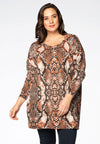 Sweater SNAKE jersey - orange - #1