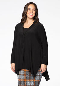Cardigan blazer collar DOLCE - black - #2