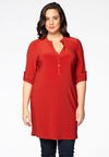 Tunic DOLCE grandad collar - orange