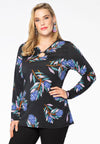 Shirt VERA relax fit - black