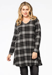 Tunic TARA wide bottom - black - #1