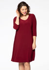 Dress DOLCE A-line - red