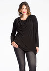 Tunic DOLCE zipped overlay - black - #1