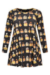 Tunic wide bottom PERFUME - black - #4