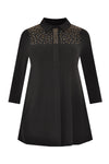 Tunic DOLCE beading - black - #2