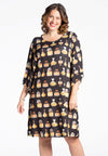 Dress PERFUME wide sleeves - black