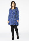 Tunic wide bottom BLUE LEO - blue