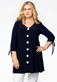 Cardigan wide bottom DOLCE - blue - #2