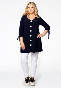 Cardigan wide bottom DOLCE - blue - #1