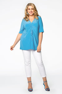 T-shirt relax puckered DOLCE - blue - #1
