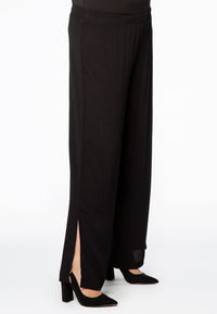 Trousers slit VISCOSE - black - #1