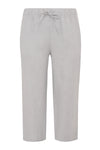 Trousers cropped LINEN - grey - #4
