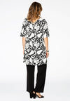 Tunic wide bottom PAISLEY FLOW - white - #3