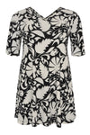 Tunic wide bottom PAISLEY FLOW - white - #4