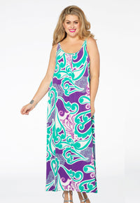 Maxi dress SWIRL - purple - #2
