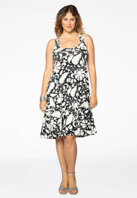 Dress frill PAISLEY FLOWER - white - #2