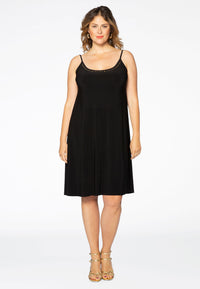 Dress spaghetti beads DOLCE - black - #1