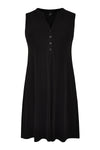 Dress grandad collar DOLCE - black - #4