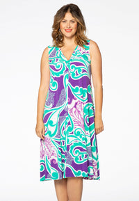 Dress pleated SWIRL - purple - #2