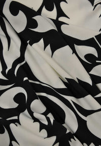 Dress bindings PAISLEY FLOWER - white - #5