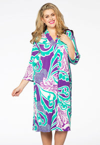 Dress collar SWIRL - purple - #2