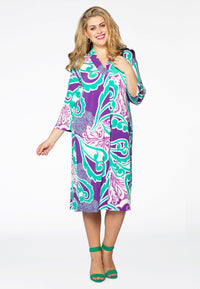 Dress collar SWIRL - purple - #1