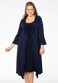 Cardigan ruffled DOLCE - blue - #2