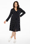Cardigan long dots - Black