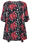Tunic FLORI DOT - blue - #4