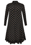 Dress collar DOTS - black - #4