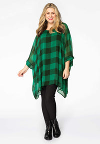 Tunic square CARREAU - green - #2