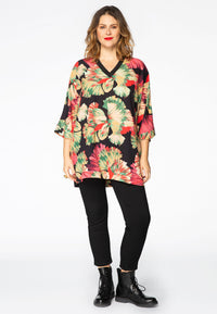 Blouse wide CASSIS - red - #2