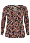 Shirt relax PAISLEY - black - #4