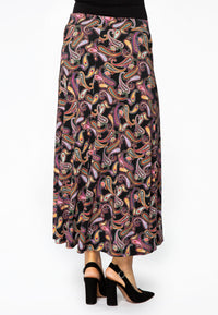 Skirt long PAISLEY - black - #3