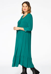 Dress frilled DOLCE - green - #2