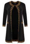 Cardigan leopard / uni DOLCE - black - #4